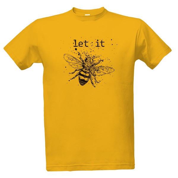 Tričko s potlačou Let it bee
